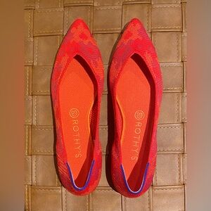 Rothy's Red Botanicamo Points 9.5